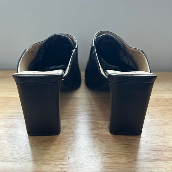 Naturalizer Black Paloma Mules with Square Toe, NWOT - Picture 4 of 6